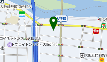 得正 北浜ネクスビル店の地図画像