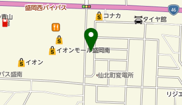 銀座に志かわ 盛岡店の地図画像