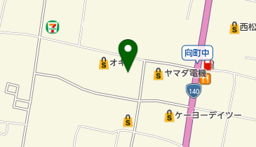 おたからや 向町店の地図画像