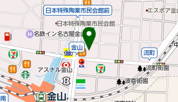 名古屋ビアガーデンテラス 金山の地図画像