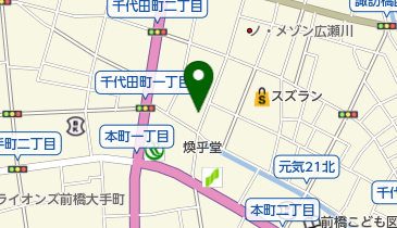 日本橋海鮮丼 つじ半 前橋店の地図画像