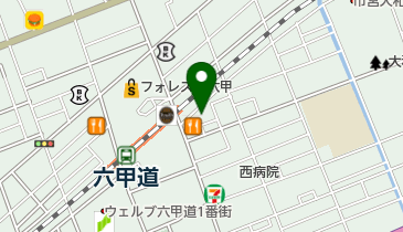 賀正軒SOLO(ソロ) 六甲道店の地図画像