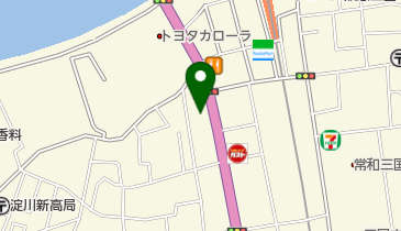 下町鉄板 三国の地図画像