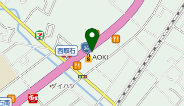 クリーム本舗 高石店の地図画像