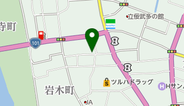 穴Bar(バー)の地図画像