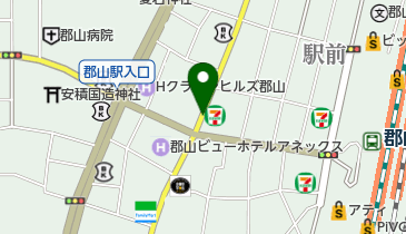 郡山市大町商店街の地図画像