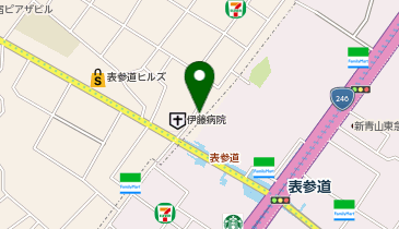 原宿二丁目商店会の地図画像