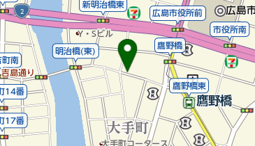 広島市タカノ橋商店街の地図画像