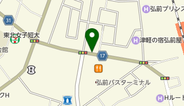 弘前駅前商店街の地図画像
