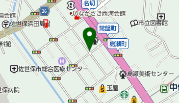 佐世保三ヶ町商店街の地図画像
