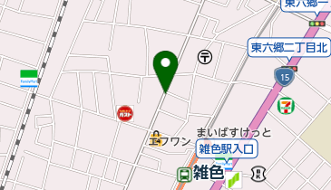 雑色商店街の地図画像