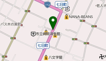 七日町商店街の地図画像