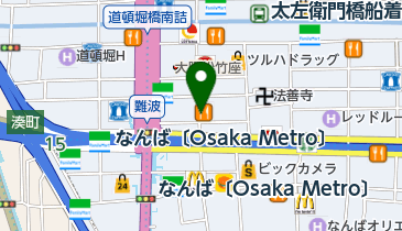 戎橋筋商店街の地図画像