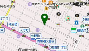 七間町名店街の地図画像