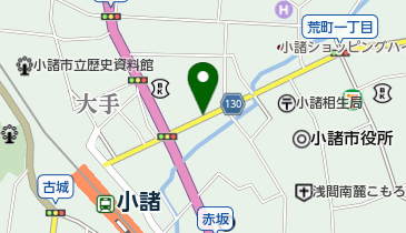 小諸市相生町商店街の地図画像