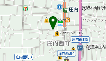 庄内本通り商店街の地図画像