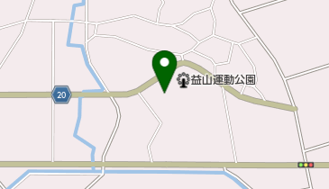 益山公園の地図画像