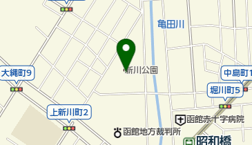 新川公園野球場の地図画像