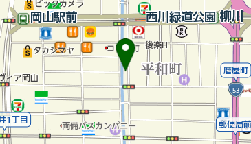 西川緑道公園・枝川緑道公園の地図画像