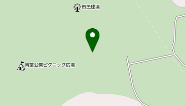 青葉公園サッカー場の地図画像