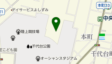 千代台公園多目的広場の地図画像