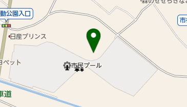 総合運動公園庭球場の地図画像