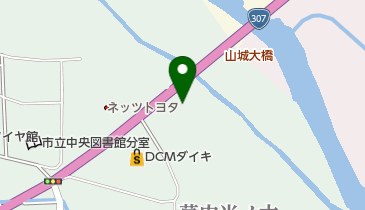 草内木津川運動公園の地図画像