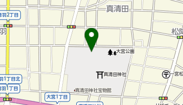 大宮公園相撲場の地図画像