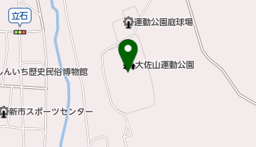 大佐山運動公園野球場の地図画像