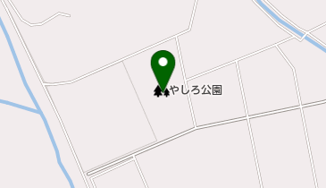 大町市やしろ公園運動広場の地図画像