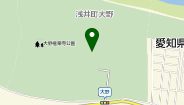一宮市大野極楽寺公園野球場の地図画像