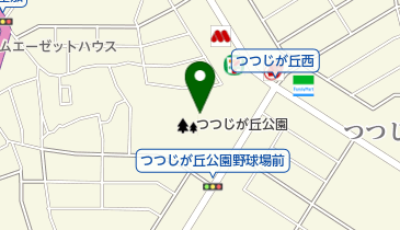 知多市つつじが丘公園の地図画像