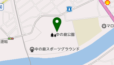 中の島公園有料施設の地図画像