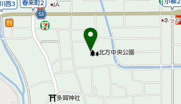 中央公園の地図画像