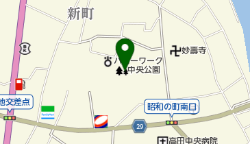 中央公園ソフトボール場の地図画像