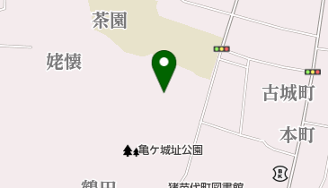猪苗代城跡(亀ヶ城公園)の地図画像