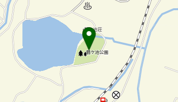鶴ヶ池公園の地図画像