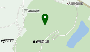 天童公園の桜の地図画像