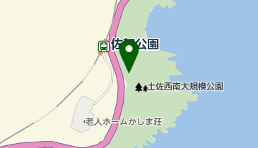 土佐西南大規模公園佐賀地区の地図画像