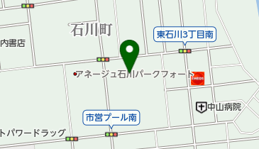 東石川第4公園グランドの地図画像