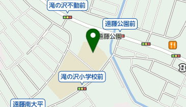 藤沢市遠藤公園テニスコートの地図画像