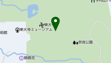 奈良公園の桜・紅葉の地図画像