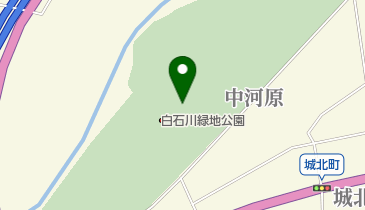 白石川緑地公園の地図画像