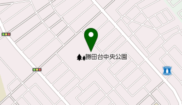 八千代市勝田台中央公園水泳場の地図画像