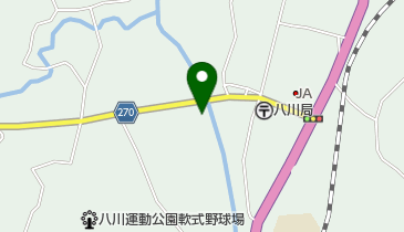 八川運動公園の地図画像