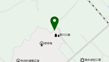 斐川公園のツツジの地図画像