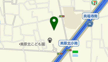 美原ふる里公園の地図画像