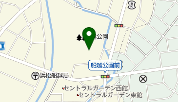 浜松市船越公園の地図画像