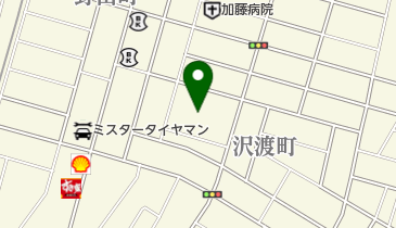 碧南市沢渡公園グラウンドの地図画像