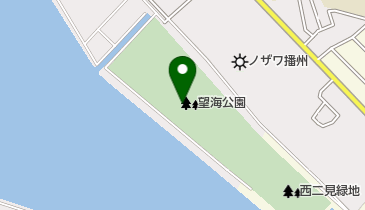 望海公園球場の地図画像